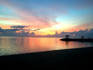 Beautiful Bali sunrise